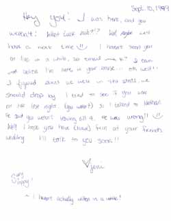 Jeni's Letter
